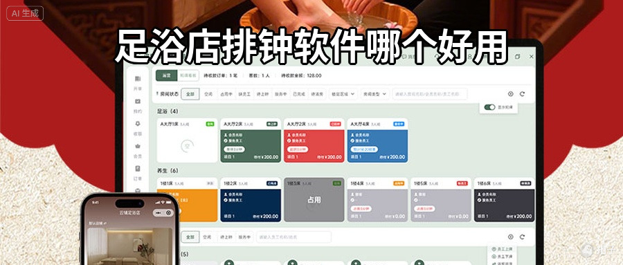 足浴店排钟软件哪个好用？实测3款真实体验对比