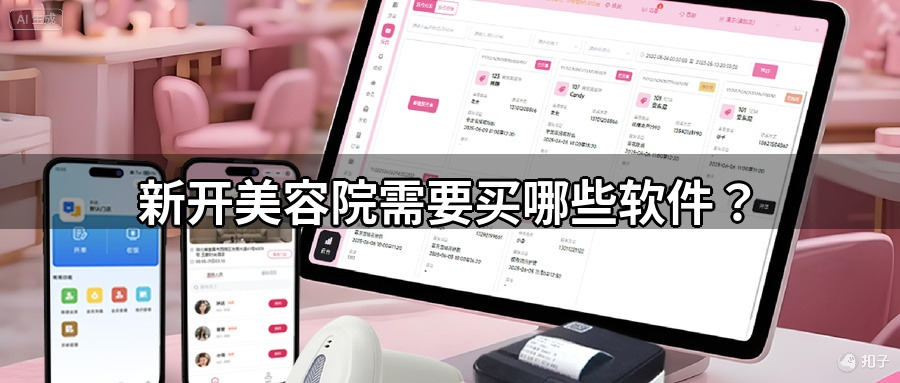 新开美容院需要买哪些软件？这份清单可以参考