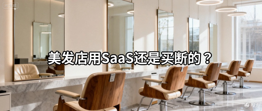 美发店用SaaS还是买断的？算算三年总花费