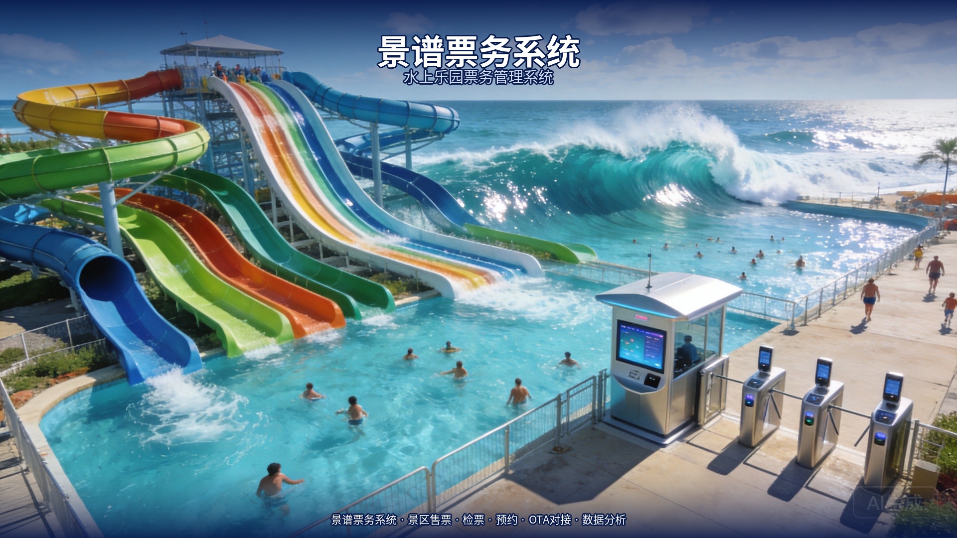 水上乐园智慧管理新思路:景谱票务系统行业趋势一体化方案