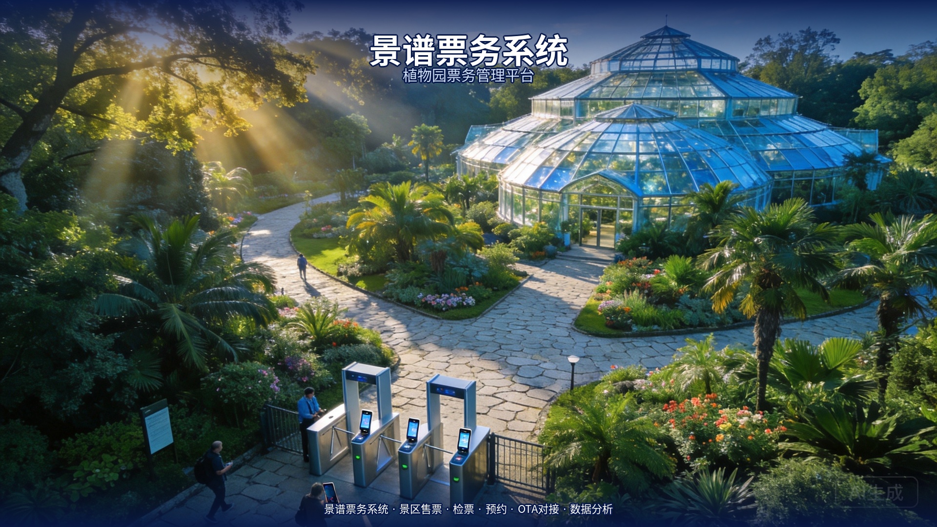 植物园智慧管理新思路：景谱票务系统行业趋势一体化方案