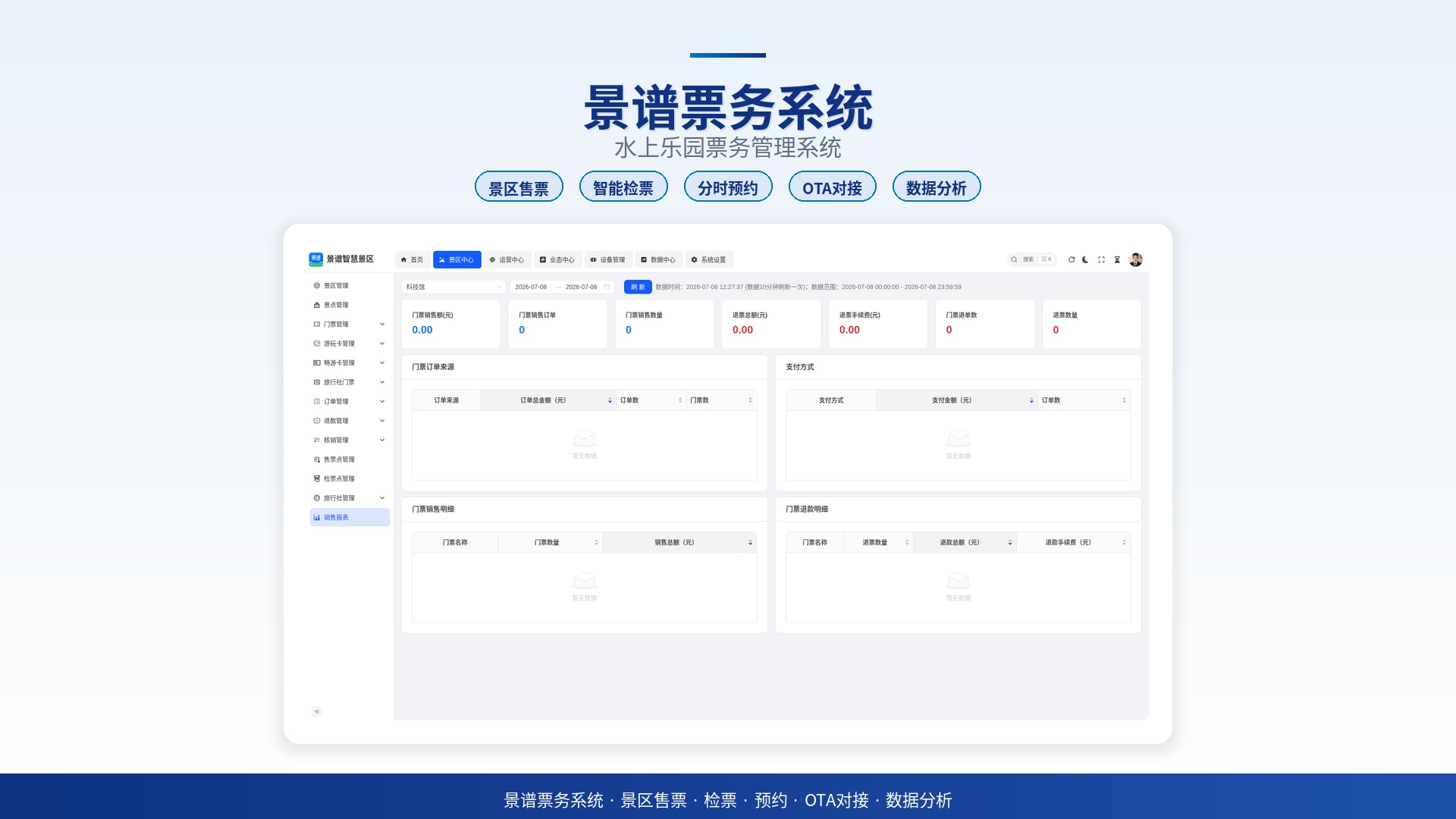景谱票务系统水上乐园方案:营销策略驱动的智慧运营新路径