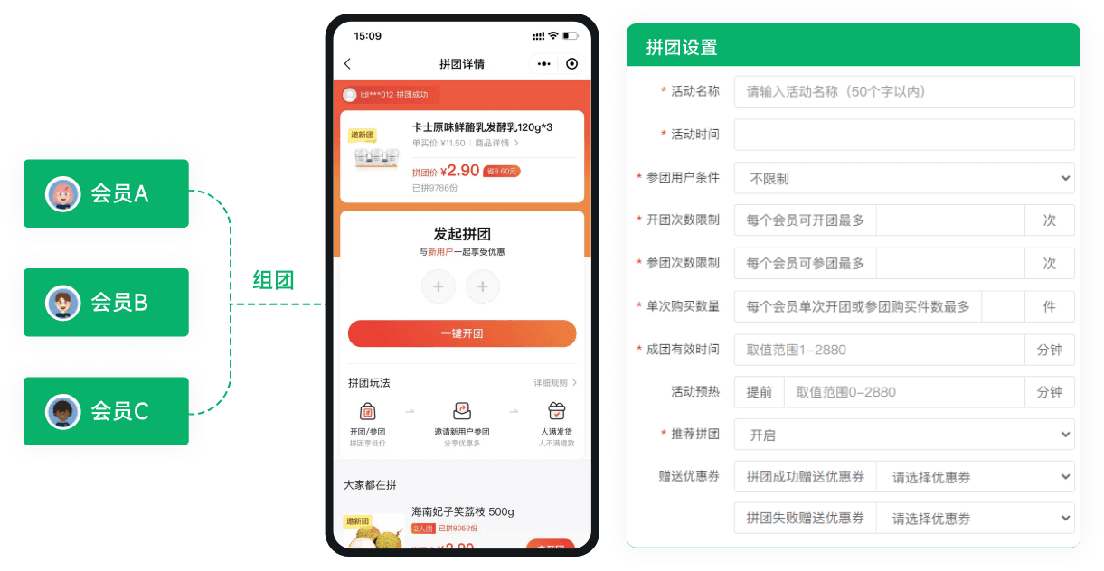 会员拼团